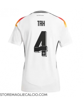 Germania Jonathan Tah #4 Maglia Gara Casa Repliche Europei 2024
